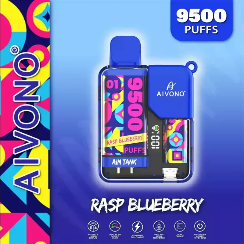 AIVONO Aim Tank 9500 Puffs Vape Desechable 18ml Capacidad E-líquido 5% Nicotina