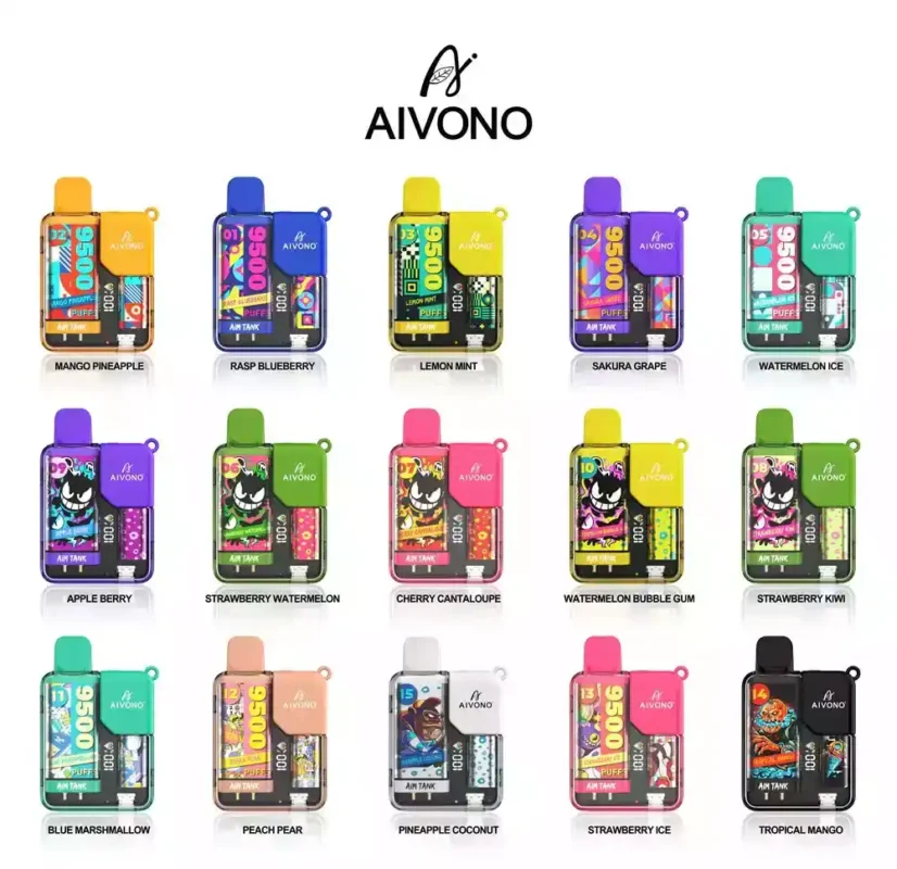 AIVONO Aim Tank 9500 Puffs Vape Desechable 18ml Capacidad E-líquido 5% Nicotina