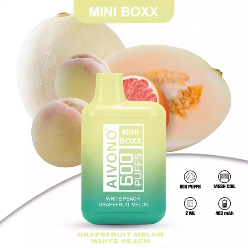 AIVONO Mini Boxx 600 Puffs Disposable Vapes 5% Nicotine 2ml E-Liquid