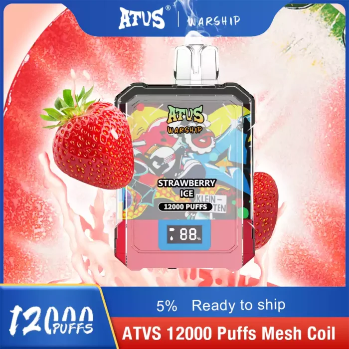 ATVS WARSHIP 12000 Puffs High-Performance Disposable Vape with 5% Nicotine and
