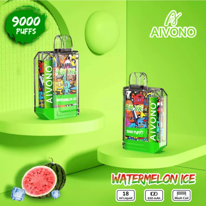 Aivono AIM XXL 9000 Puffs Disposable Vape with Customizable Nicotine Strength