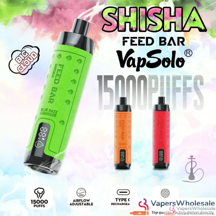 Aivono Deluxe Bar 18000 Puffs Disposable Vape with 24ml E-Liquid and Rechargeable Battery