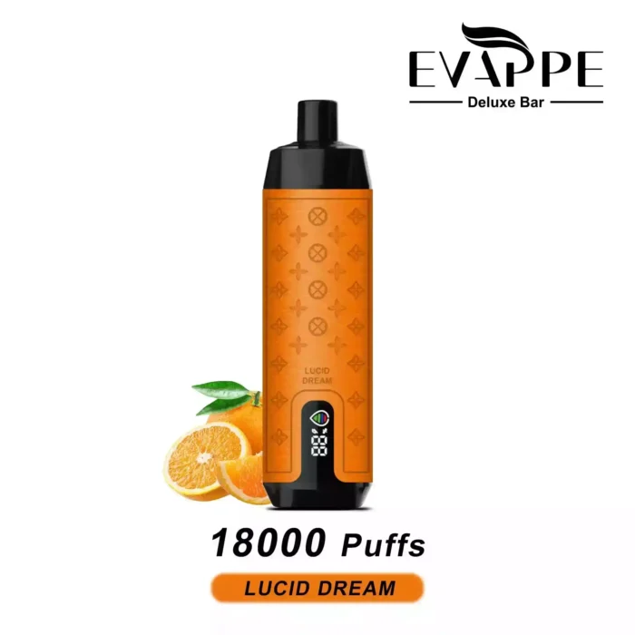 Aivono Deluxe Bar 18000 Puffs Disposable Vape with 24ml E-Liquid and Rechargeable Battery