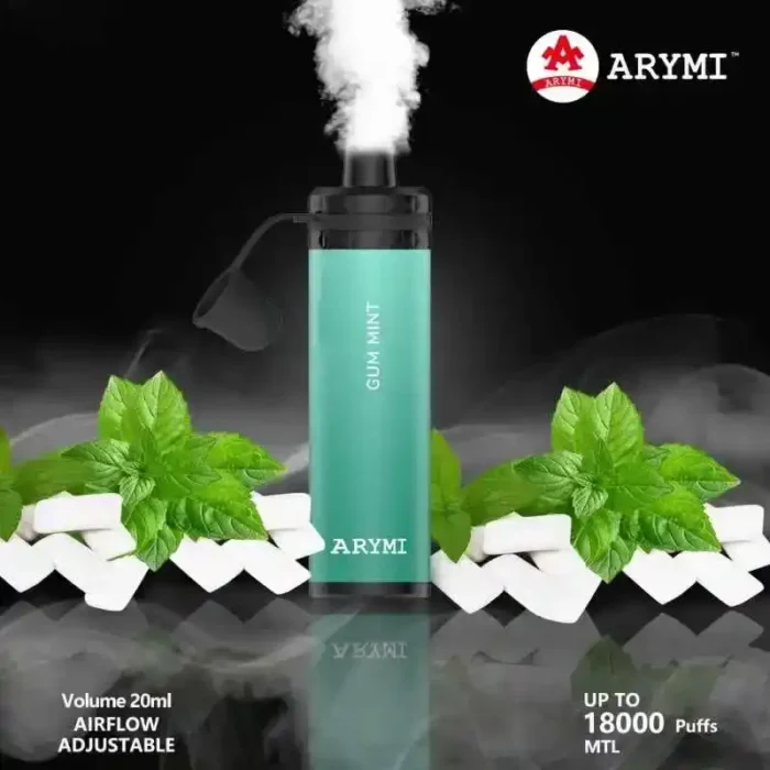 Arymi Elibar 18000 Puffs Disposable Vape Pen with 0.5% Nicotine Strength and Premium Flavors