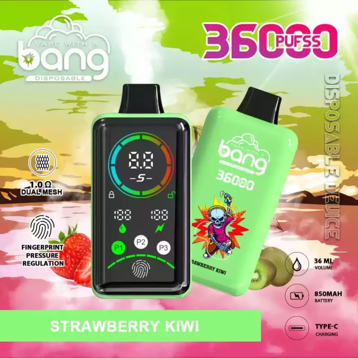 BANG 36000 Puffs 850mAh Battery and 36ml of E-Liquid for a Premium Vaping Experience