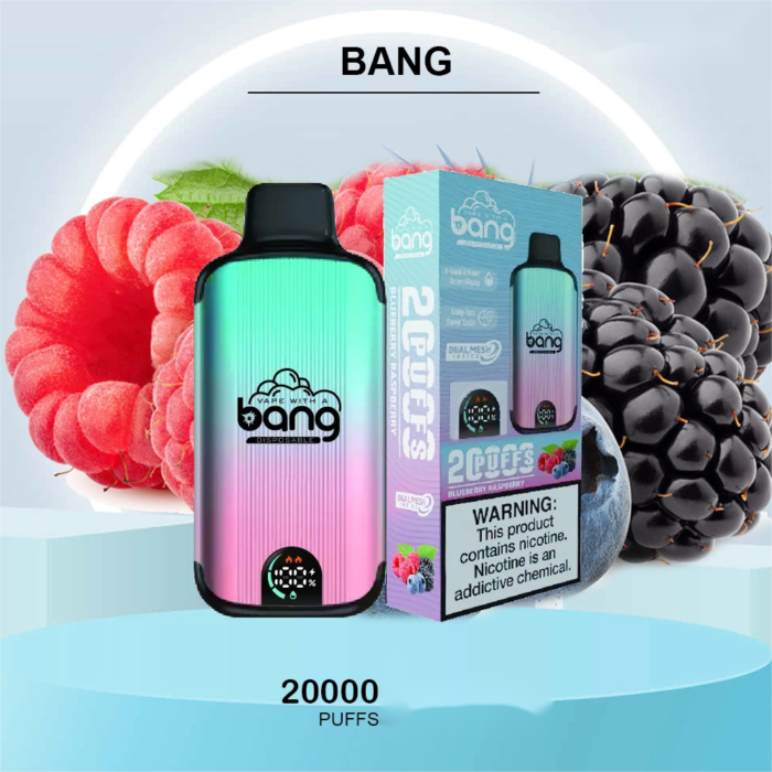 Bang 20000 Puffs Disposable Vape with 28ml E-Liquid and Multiple Flavor Options