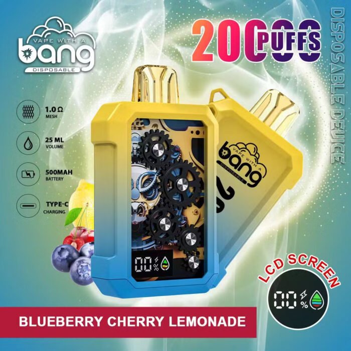 Bang 20000 Puffs Noun Disposable Vape with 25ml E-liquid and Multiple Nicotine Strengths