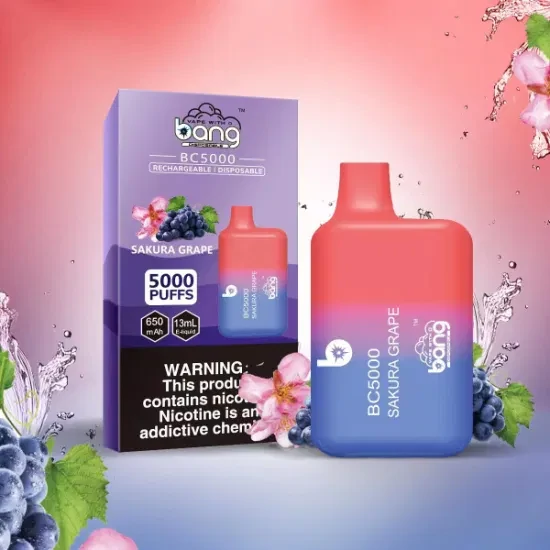 Bang BC 5000 Puffs 650mAh Battery and 13ml E-Liquid Disposable vapes