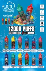 Bang Fluum Box 12000 boccate di vapore usa e getta con 20 ml di liquido elettronico e batteria ricaricabile da 650 mAh