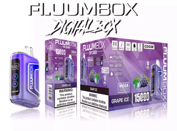 Bang Fluum Box 15000 Puffs LED Einweg Vape Pen mit 25ml E-Flüssigkeit Kapazität