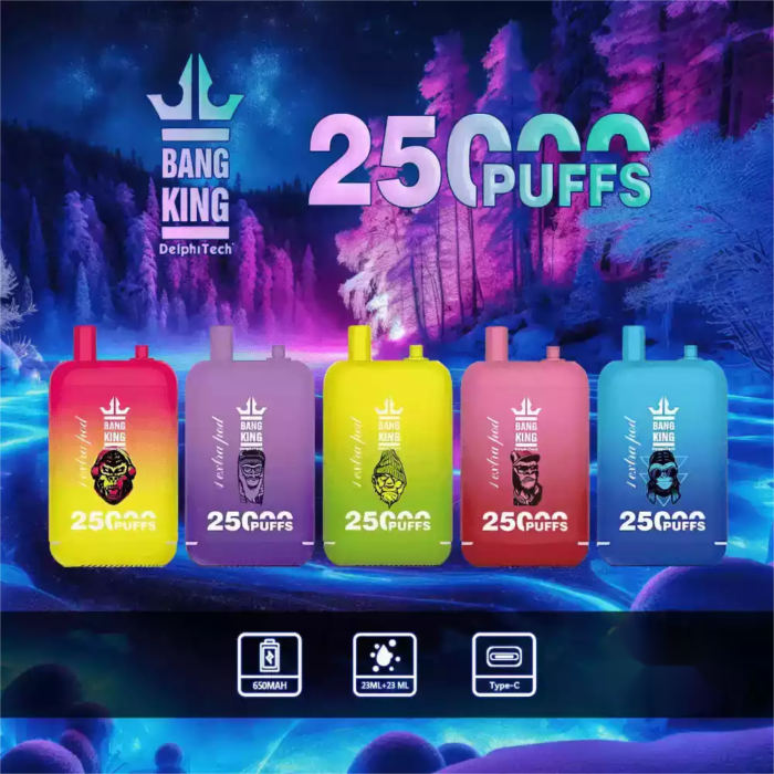 Bang King 25000 Puffs Wegwerp Vape 4ml E-Liquid en Oplaadbaar