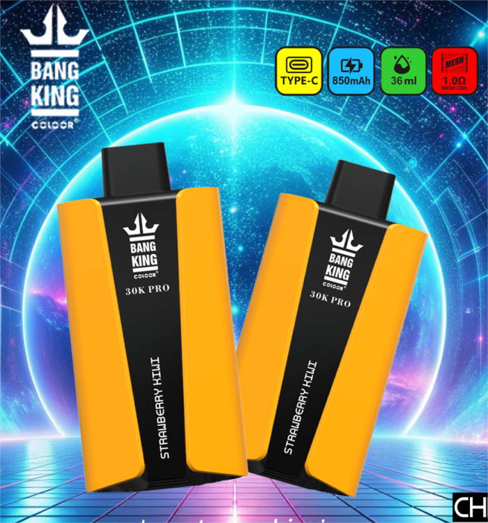 Bang King 30000 puffs Pro Sleek Lightweight Design with 36ml Capacity for Extended Use