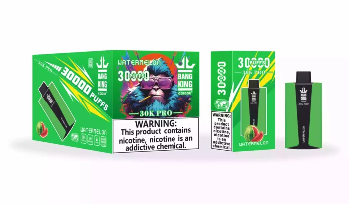 Bang King 30000 puffs Pro Sleek Lightweight Design with 36ml Capacity for Extended Use