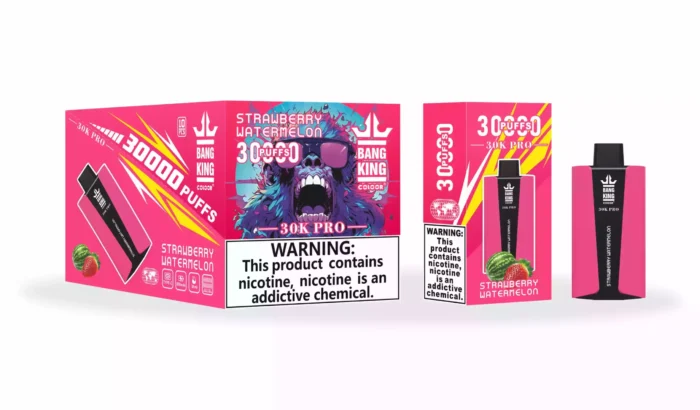 Bang King 30000 puffs Pro Sleek Lightweight Design with 36ml Capacity for Extended Use