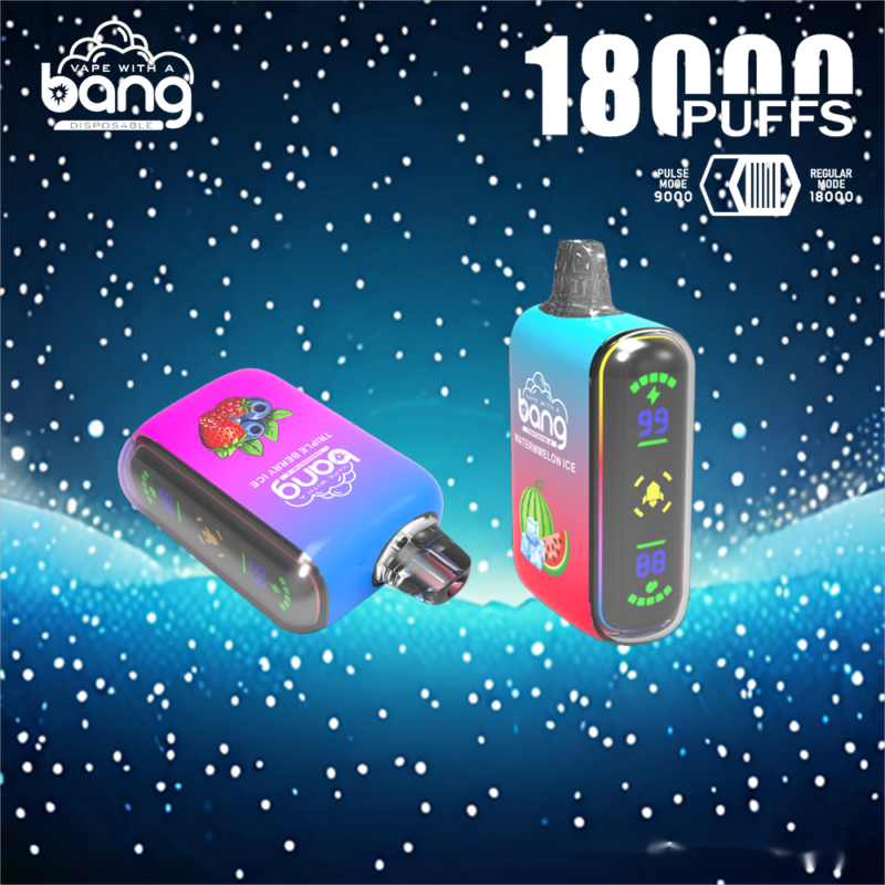 Bang Rocket 18000 Puffs Disposable Vape Pen with 12 Delicious Flavors