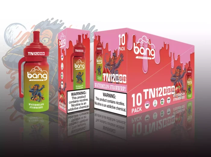 Bang Tn 12000 12k Puffs disposable vape 20ml E-Liquid and Type C Charging