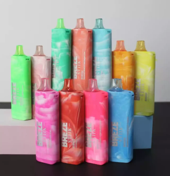 Breze Stiik BS 8500 Puffs Disposable Vape with 16 Delicious Flavors & Rechargeable Battery