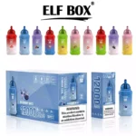 ELF BOX-BK 12000 Puffs Disposable Vape Pen with 650mAh Rechargeable Battery and 23ml E-Liquid