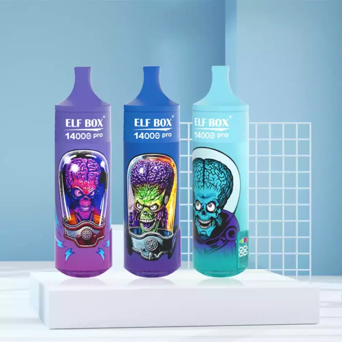 ELF BOX RGB 14000 Puffs Pro Disposable Vape with 25ml Capacity and 10 Delicious Flavors