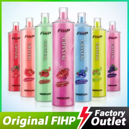 FIHP Shisha Hookah 15000 Puffs Pro Disposable Vape with 22ml E-liquid and 6mg Nicotine
