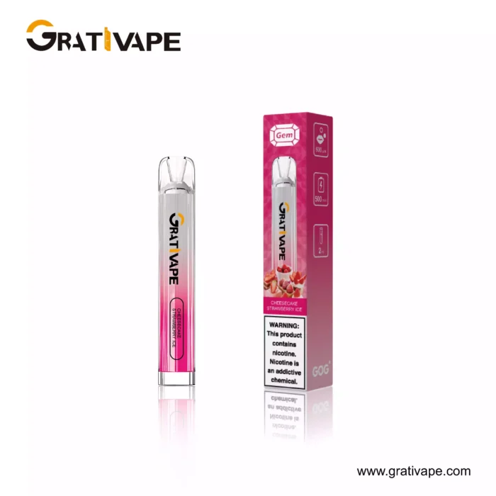 Grativape Gem 600 Puffs 500mAh Battery and 2ml Capacity Disposable Vape Pen