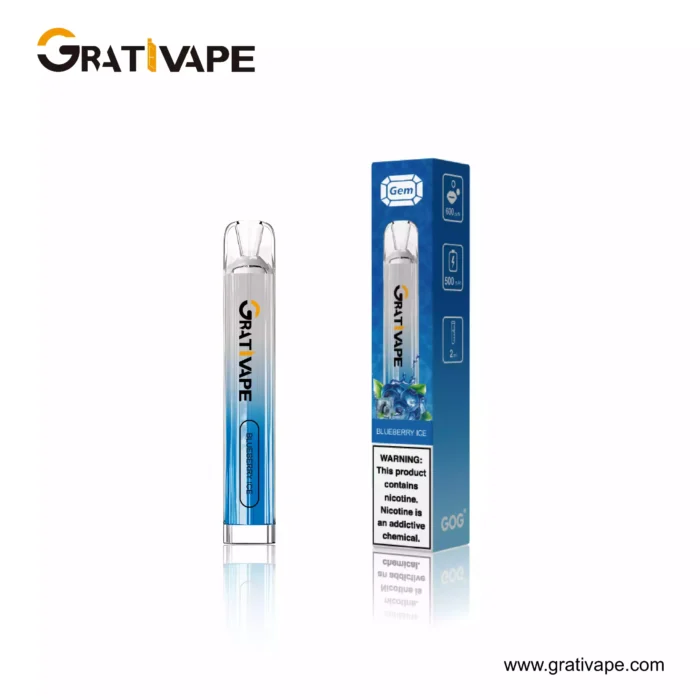Grativape Gem 600 Puffs 500mAh Battery and 2ml Capacity Disposable Vape Pen