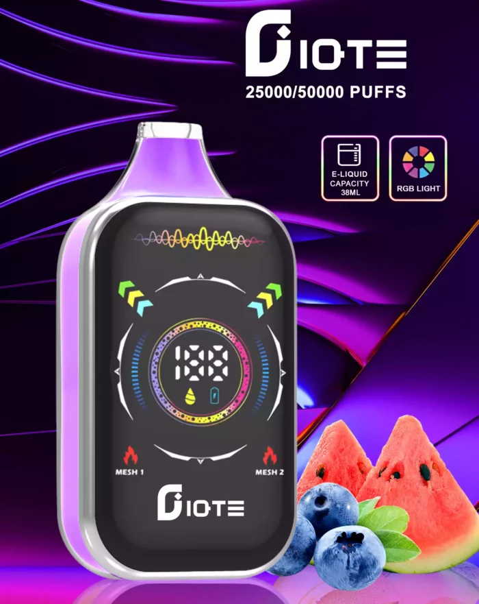 IQTE 50000 Puffs Disposable E-Cigarette with 800mAh Rechargeable Battery