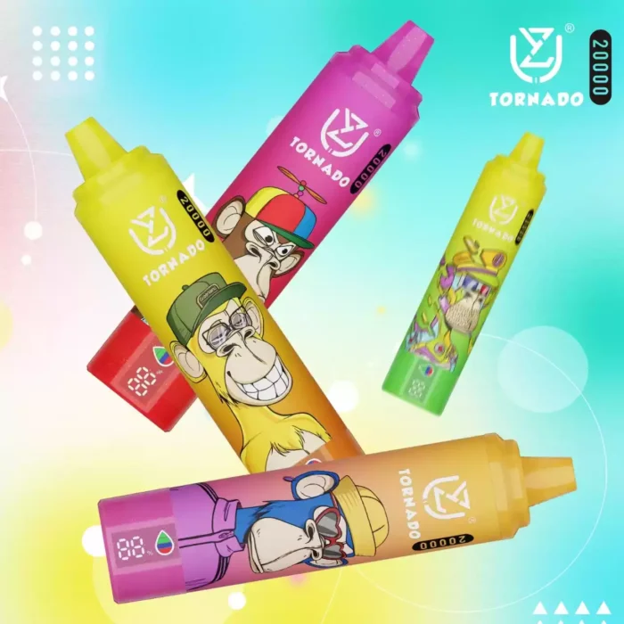 UZY Tornado 20000 Puffs The Ultimate Disposable Vape with 28ml E Liquid Capacity and 850mAh Battery