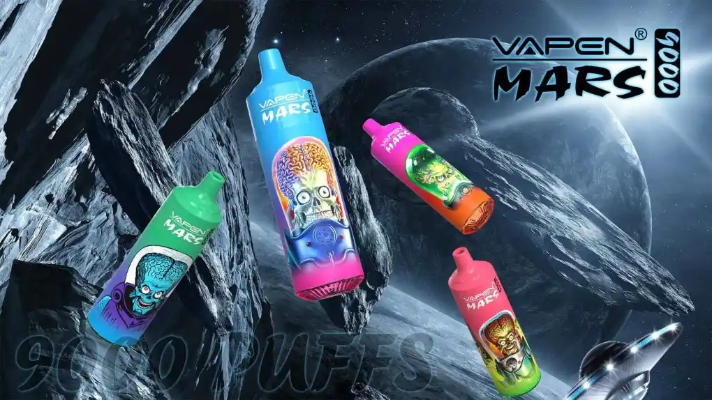 VAPEN MARS 9000 Puffs 9000 Puffs 18 Flavors and Type C Charging for Ultimate Convenience