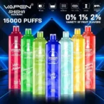 VAPEN SHISHA HOOKAH 15000 Puffs A Revolutionary Disposable Vape with 850mAh Battery and Smooth DTL Hits