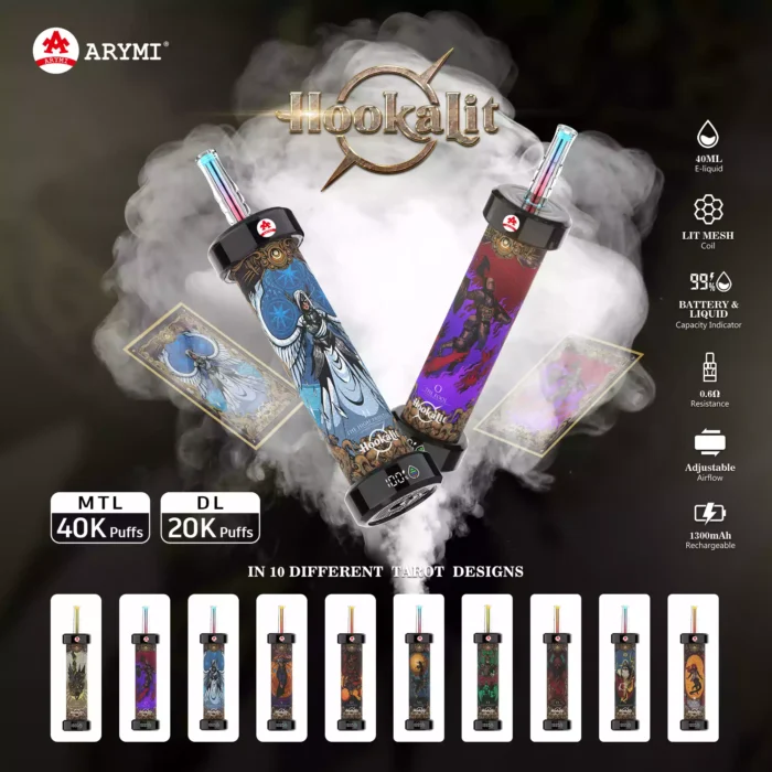 VASY ARYMI HOOKALIT 40000 Puffs 40ml eJuice and 0.6Ω Mesh Coil for a Flavorful and Smooth Vape