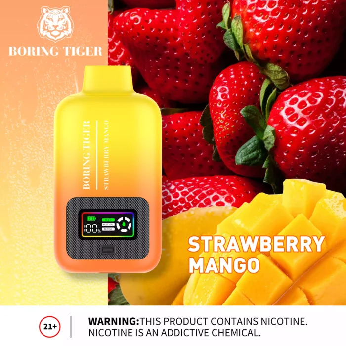 VASY Boring Tiger 25000 Puffs The Ultimate Disposable Vape with 50mg Nicotine and 17 Flavor Options