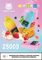 VASY Boring Tiger 25000 Puffs The Ultimate Disposable Vape with 50mg Nicotine and 17 Flavor Options