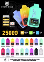 VASY Boring Tiger 25000 Puffs The Ultimate Disposable Vape with 50mg Nicotine and 17 Flavor Options