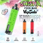 Vapsolo Shisha 15000 Puffs Premium Mesh Coil Disposable Vape with 650mAh Battery