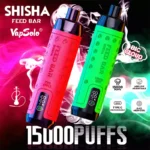 Vapsolo Shisha 15000 Puffs Premium Mesh Coil Disposable Vape with 650mAh Battery