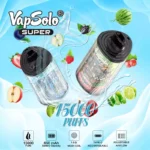 Vapsolo Super 15000 Puffs Perfect for Vaping on the Go with 15000 Puffs and Mesh Coil Technology