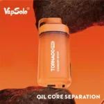 Vapsolo Tornado Pro 12000 Puffs A 22ML E Liquid Capacity Disposable Vape with Mesh Coil for Superior Flavor