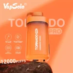 Vapsolo Tornado Pro 12000 Puffs A 22ML E Liquid Capacity Disposable Vape with Mesh Coil for Superior Flavor