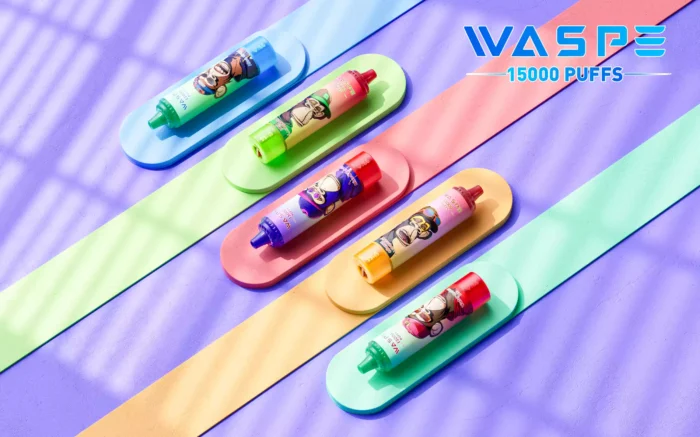 WASPE 15000 Puffs Review Een hoogwaardige wegwerpvape met opladen Type C en gaasbatterij