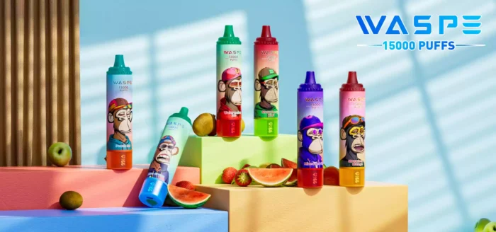 WASPE 15000 Puffs Review Een hoogwaardige wegwerpvape met opladen Type C en gaasbatterij