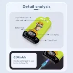 WASPE Digital Box 12000 Puffs A Convenient Rechargeable Vape with Type C Charging and 20ml Capacity