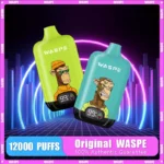 WASPE Digital Box 12000 Puffs A Convenient Rechargeable Vape with Type C Charging and 20ml Capacity