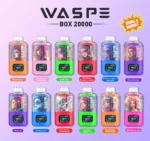 WASPE Dual Mesh Box 20000 Puffs Vape de larga duración con capacidad de 24ml y batería recargable de 900mAh