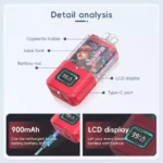 WASPE Dual Mesh Box 20000 Puffs Vape de larga duración con capacidad de 24ml y batería recargable de 900mAh