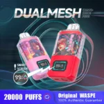 WASPE Dual Mesh Box 20000 Puffs Vape de larga duración con capacidad de 24ml y batería recargable de 900mAh
