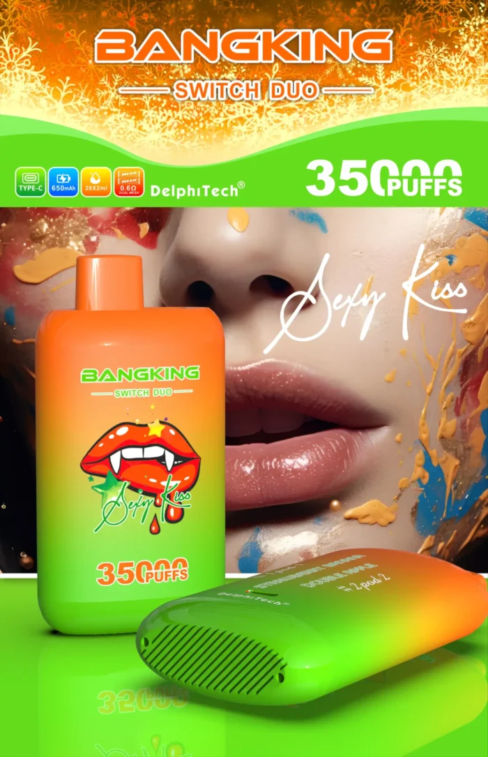 BANG KING 35000 Puffs B35K DUO Well-received Disposable Vape 28ml E-Liquid Capacity and 650mAh Battery