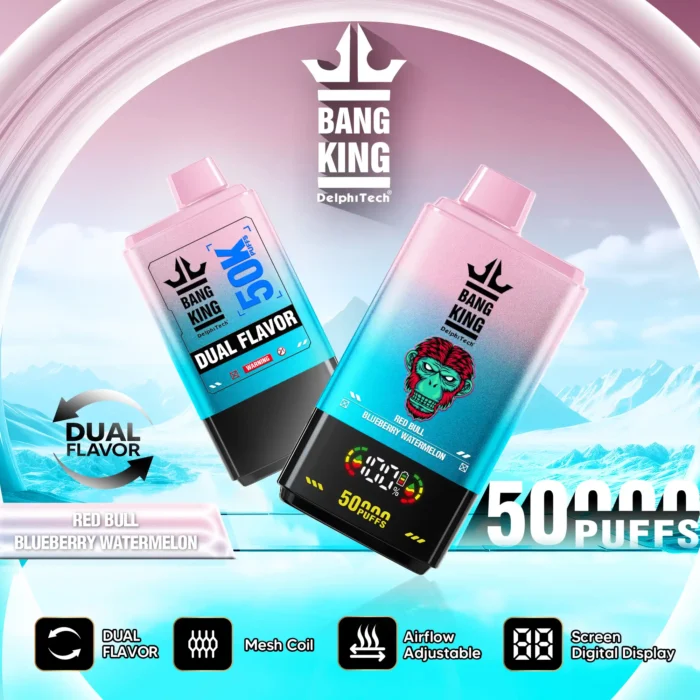 BANG KING 50000 Puffs BK50 Well-received Disposable Vape 50ml E-Liquid and Adjustable Vapor Intensity (8)