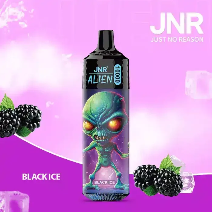 JNR Alien 10000 Puffs Well-received Disposable Vape 20ml Capacity 50 Flavors and Adjustable Airflow