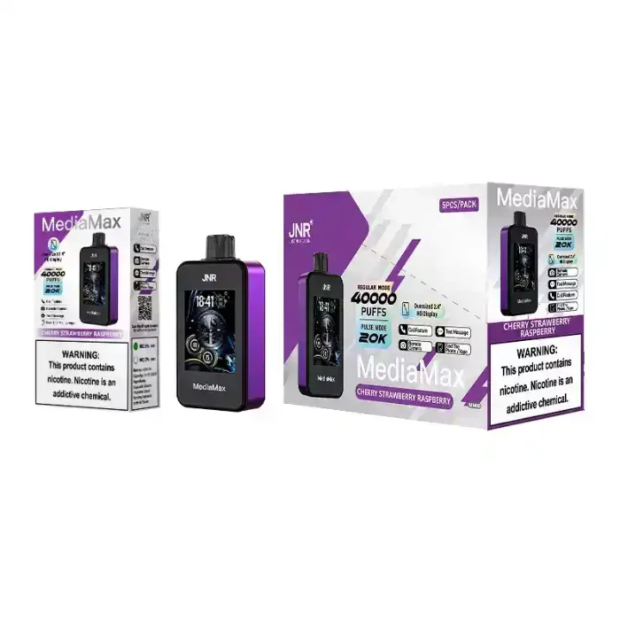 JNR Media Max 40000 Puffs Well-received Disposable Vape1000mAh Battery and 24ml E-liquid